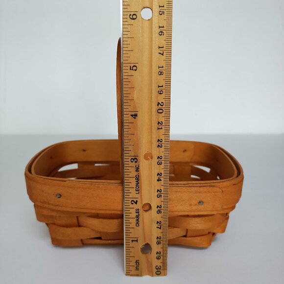 2001 Longaberger Mini Handled Basket - Picture 5 of 16
